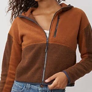 UpWest Adventure Fleece Full Zip Cropped Jacket